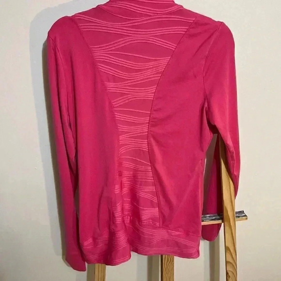 The balance collection pink zip up lightweight sweater size large - Picture 3 of 6